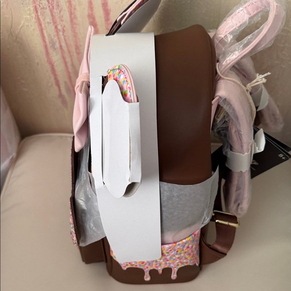 Loungefly Minnie Mouse chocolate lollipop ears Hard Tag New!Box Lunch lunch Exc main image 6